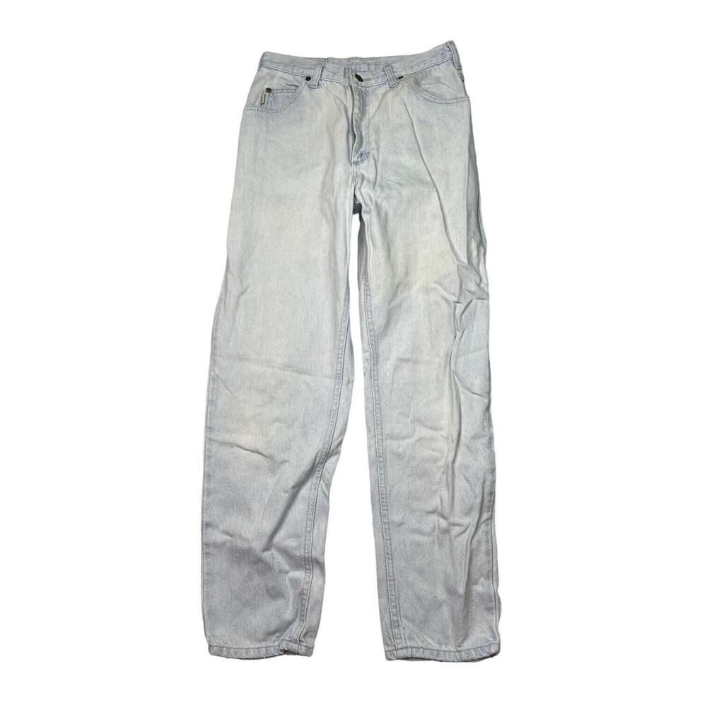 Riders by Lee VTG 90s Ultra High Waisted Tapered Mom Jeans Light Wash 10P Petite